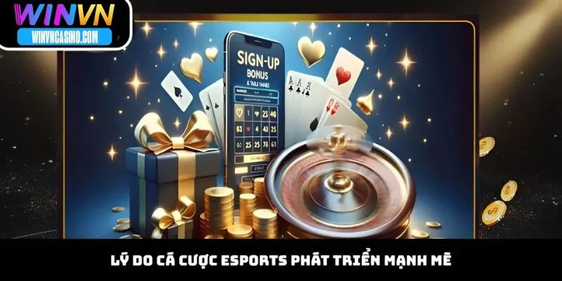 Lý Do Cá Cược Esports Phát Triển Mạnh Mẽ